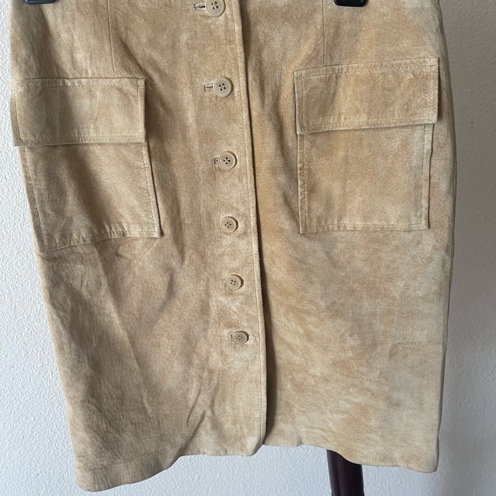 NWT Massimo genuine, leather suede, mini skirt